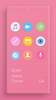 Theme XPERIA ON | Be Red 스크린샷 1