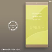 Theme XPERIA ON | Be Yellow Affiche
