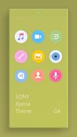 Theme XPERIA ON | Be Yellow screenshot 1