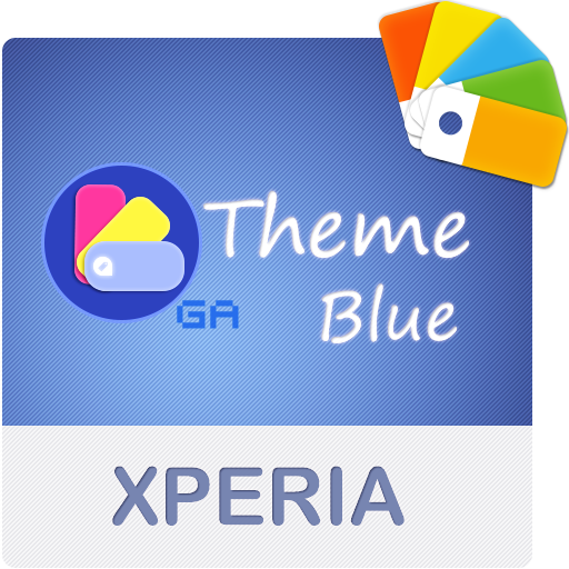 COLOR™ XPERIA Theme |BLUE тема