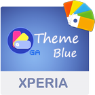 COLOR™ XPERIA Theme | BLUE ikona