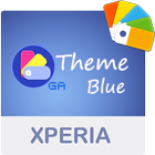 COLOR™ XPERIA Theme |BLUE Tema ícone