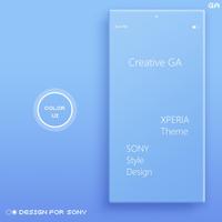 COLOR™ XPERIA Theme | BLUE poster