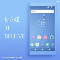 COLOR™ XPERIA Theme | BLUE 截图 3