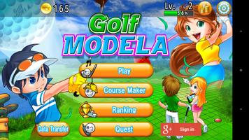 Poster Golf MODELA -Golf Game Course