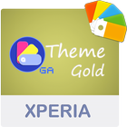 COLOR™ XPERIA Theme | GOLD icône
