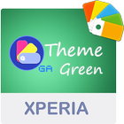 COLOR™ XPERIA Theme | GREEN آئیکن