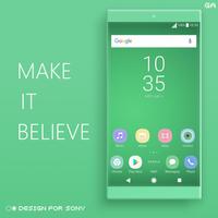 COLOR™ XPERIA Theme | GREEN ảnh chụp màn hình 3