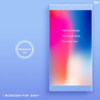 i XPERIA Theme | OS Style X-poster