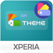 GALAXY XPERIA Theme |JUST CYAN