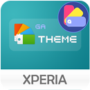 APK GALAXY XPERIA Theme |JUST CYAN