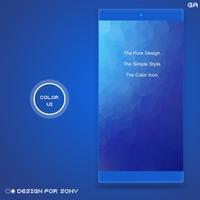 GALAXY XPERIA Theme |JUST BLUE পোস্টার