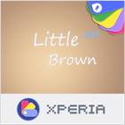 LITTLE™ XPERIA Theme | Brown icône