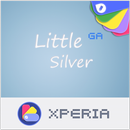 APK LITTLE™ XPERIA Theme | SILVER 