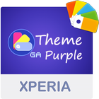 COLOR™ XPERIA Theme | PURPLE ikona