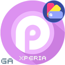 P XPERIA Theme™ | PURPLE - Design For SONY 🎨 APK