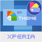 STYLE XPERIA Theme |P BLUE icône