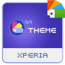 APK GA™ Theme | PURPLE - Xperia