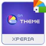 GA™ Theme |PURPLE -тема Xperia