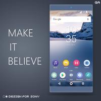 XPERIA ON™| M Silver Theme ảnh chụp màn hình 2