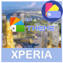XPERIA ON | City Amber Theme APK