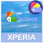 ikon XPERIA ON | City Blue Theme