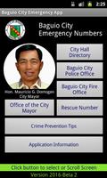 Baguio City Emergency Numbers plakat