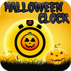 Pop the clock Halloween icône