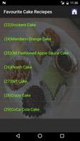 Favourite Cake Recipes capture d'écran 2