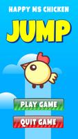 Happy Mrs Chicken Jump Affiche