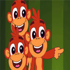5 Little Monkey Jumpin-nursery icône