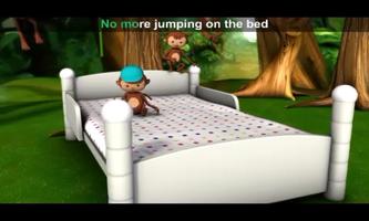 برنامه‌نما 5 Little Monkey Jumpin-nursery عکس از صفحه