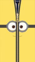 Yellow Zipper Lock Screen HD poster