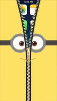 Yellow Zipper Lock Screen HD screenshot 1