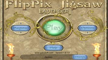 FlipPix Jigsaw - Lavender poster