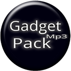 Gadget reproductor de mp3 icono
