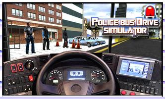 Police Bus Driving Simulator Affiche