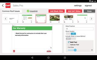 GAF Sales Pro اسکرین شاٹ 3