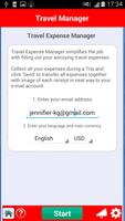 Travel Expense Manager اسکرین شاٹ 2