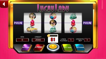 Lucky Lady's Jackpot Slots capture d'écran 1