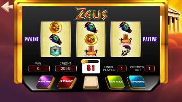 برنامه‌نما Zeus' Thunder Jackpot Slots عکس از صفحه