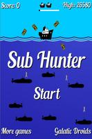 Retro Sub Hunter Plakat