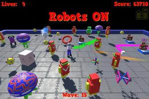 Robots ON plakat