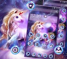 Dreamy Galaxy Unicorn Theme screenshot 2