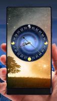 Galaxy Analog Clock Live Wallpaper اسکرین شاٹ 1