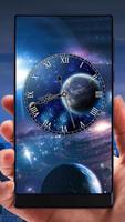 Galaxy Analog Clock Live Wallpaper स्क्रीनशॉट 2