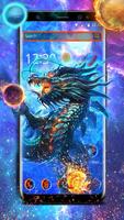 Galaxy Dragon Theme Affiche