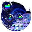 Tema de Glitter Galaxy Star