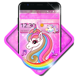 Galaxy Glitter Unicorn Theme icon