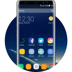 Скачать Next S8 Edge Style Launcher APK